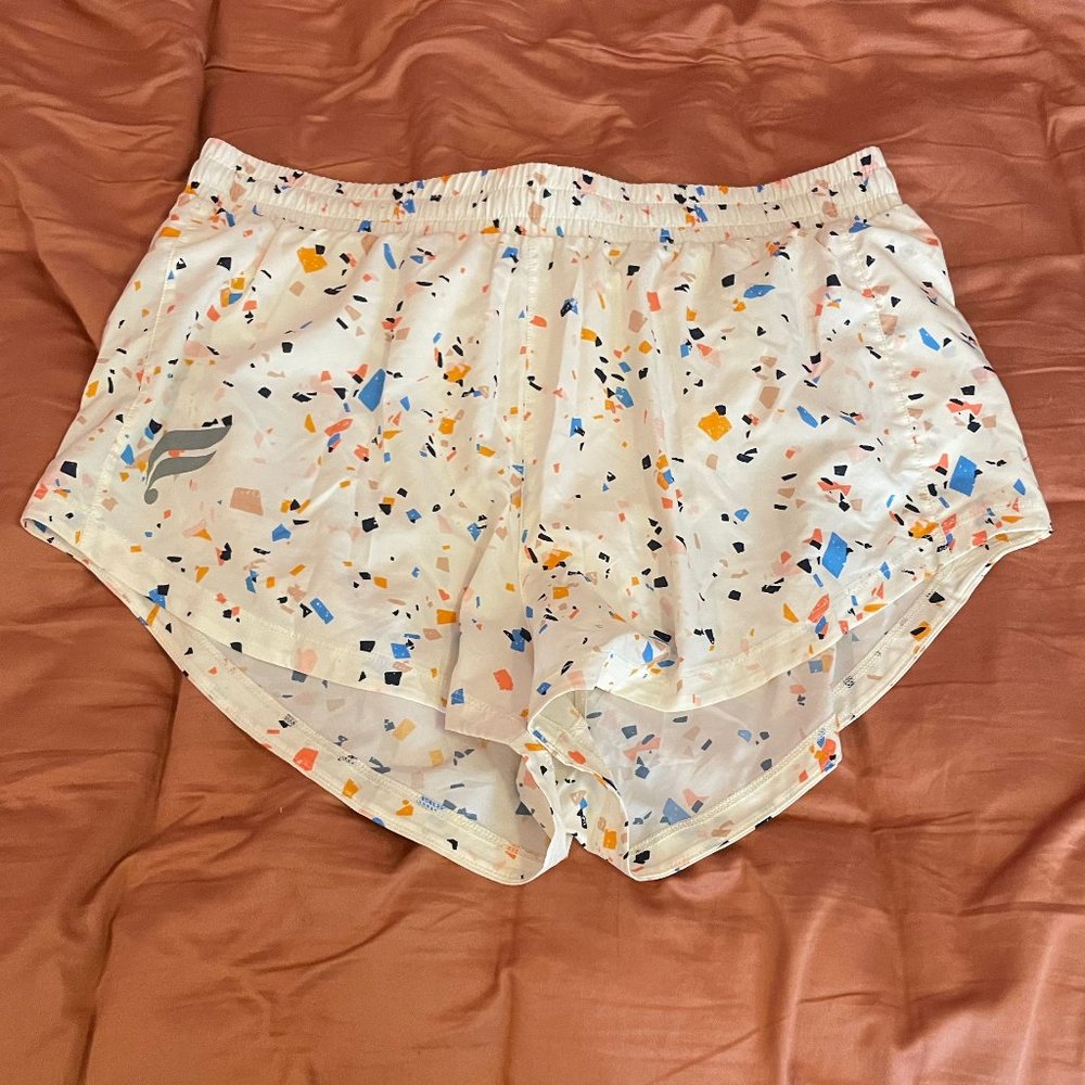 Fabletics Athletic Shorts Confetti Print